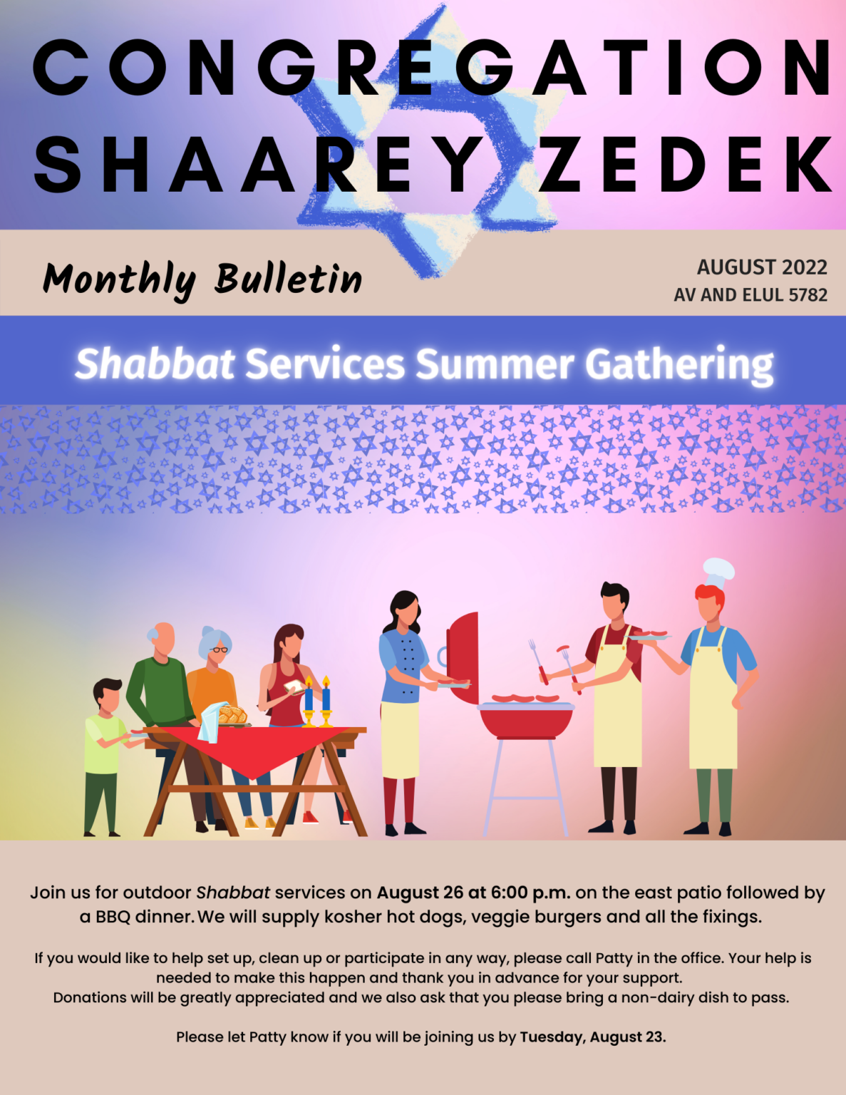 Bulletin Congregation Shaarey Zedek
